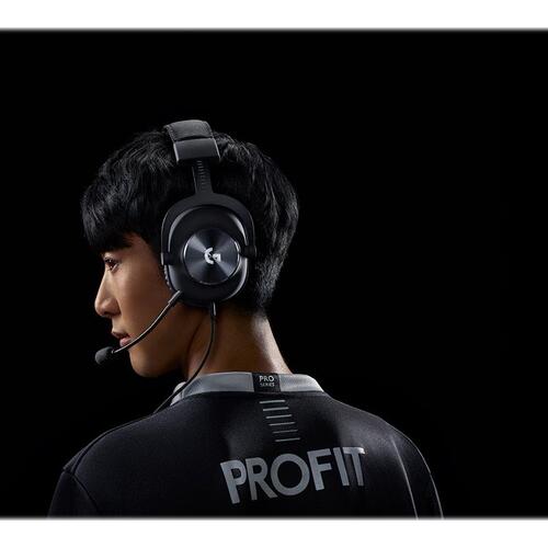 Gaming headset Logitech G Pro X kablet – sort