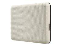 Ekstern harddisk Toshiba Canvio Advance 2 TB 2,5" USB 3.2 Gen 1 – lys beige