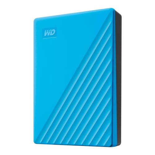 Ekstern harddisk Western Digital My Passport 4 TB USB 3.2 Gen 1 (blå)