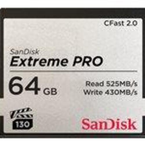Hukommelseskort SanDisk Extreme Pro CFast 2.0 64 GB – 525 MB/s