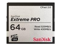 Hukommelseskort SanDisk Extreme Pro CFast 2.0 64 GB – 525 MB/s