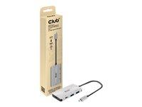 USB-C hub 4 porte - Club 3D CSV-1543, grå