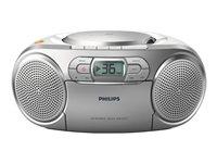 CD-afspiller boombox Philips AZ127 - sølv