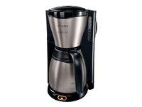 Kaffemaskine Philips Café Gaia HD7548, 1,2 l, metal/sort