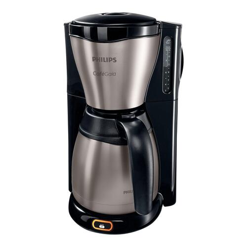 Kaffemaskine Philips Café Gaia HD7548, 1,2 l, metal/sort