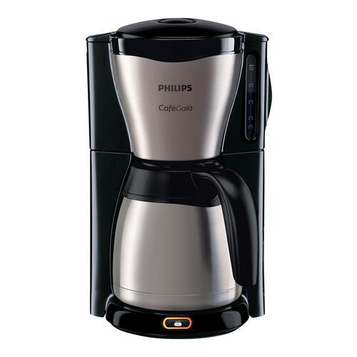 Kaffemaskine Philips Café Gaia HD7548, 1,2 l, metal/sort