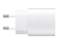 Oplader USB‑C 25 W – Samsung Super Fast Charging (hvid)