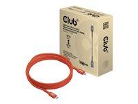 USB-C kabel 240 W 4 m - Club 3D CAC-1515, rød billede