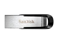 USB stik SanDisk Ultra Flair 128 GB USB 3.0 – sølv