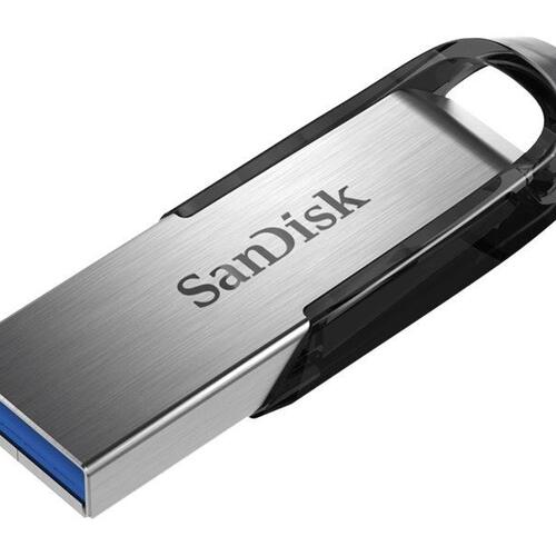 USB stik SanDisk Ultra Flair 128 GB USB 3.0 – sølv