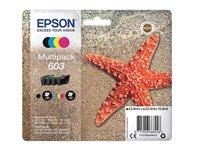 Blækpatroner Epson 603 Multipack - sort, cyan, magenta, gul
