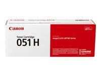 Toner til printer Canon 051 H sort - høj kapacitet (4.100 sider)