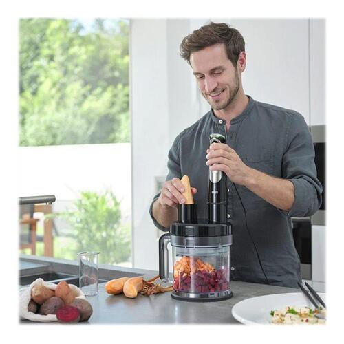 Stavblender Braun Multiquick 9 MQ 9195XLI – premium sort/børstet rustfrit stål
