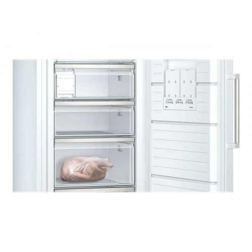 Fryseskab - Siemens iQ500 GS58NAWCV, 366 l, NoFrost, hvid