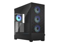 PC kabinet Fractal Design Pop XL Air RGB - E-ATX, sort hærdet glas billede