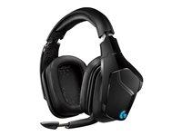 Gaming headset Logitech G935 trådløst – sort/blå