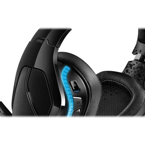Gaming headset Logitech G935 trådløst – sort/blå