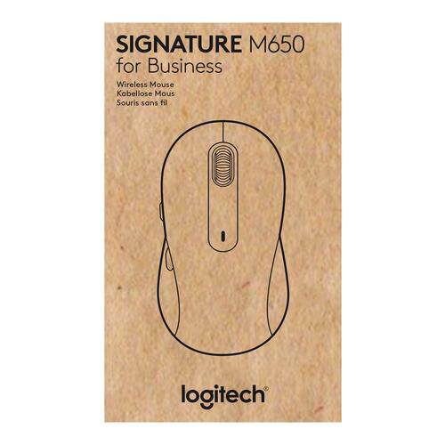 Trådløs mus Logitech Signature M650 L for Business – grafit