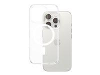 Mobilcover PanzerGlass HardCase til iPhone 16 Pro, hvid gennemsigtig, MagSafe billede