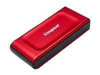 Ekstern SSD Kingston XS1000 1 TB USB 3.2 Gen 2 (rød)
