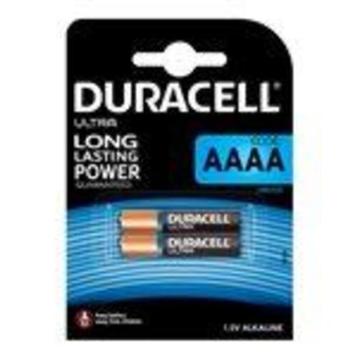 Batterier AAAA Duracell Ultra – alkalisk, 2‑pak