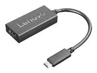 HDMI adapter Lenovo USB-C til HDMI, 24 cm, sort, 4K60