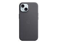 Mobilcover Apple iPhone 15 FineWoven med MagSafe - sort billede