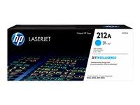 Toner til laserprinter HP 212A cyan - 4.500 sider