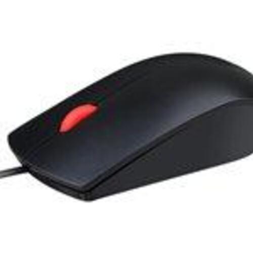Computer mus Lenovo Essential, optisk, kablet, sort