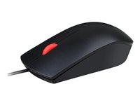 Computer mus Lenovo Essential, optisk, kablet, sort