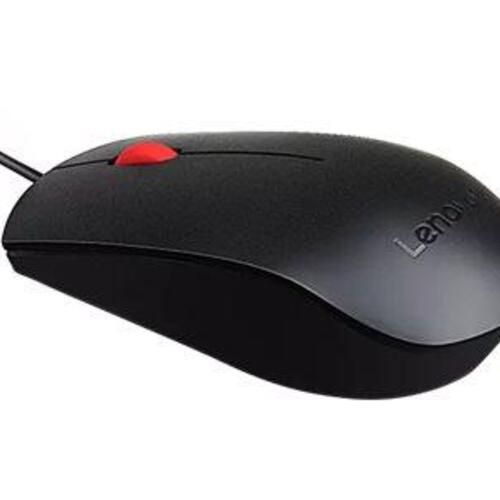 Computer mus Lenovo Essential, optisk, kablet, sort