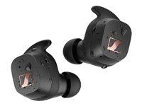 Trådløse in-ear høretelefoner Sennheiser SPORT True Wireless – sort