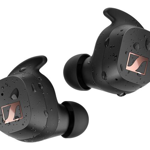 Trådløse in-ear høretelefoner Sennheiser SPORT True Wireless – sort