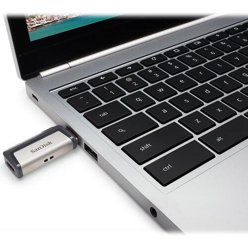 USB stik SanDisk Ultra Dual 32 GB USB 3.1/USB‑C – grå