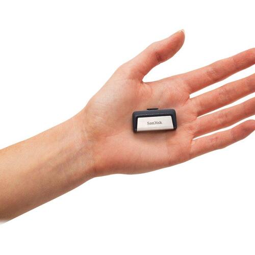 USB stik SanDisk Ultra Dual 32 GB USB 3.1/USB‑C – grå