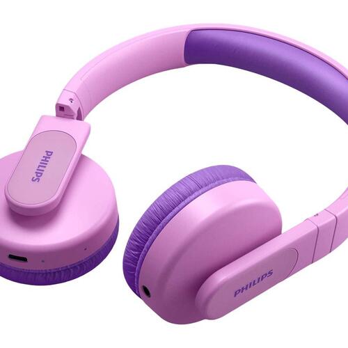 Hovedtelefoner til børn Philips Kids TAK4206PK – trådløse og kablede – pink