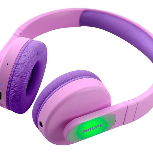 Hovedtelefoner til børn Philips Kids TAK4206PK – trådløse og kablede – pink