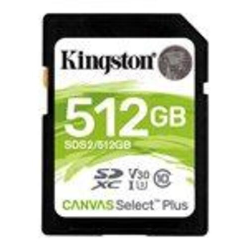 Hukommelseskort SDXC 512 GB – Kingston Canvas Select Plus 100 MB/s