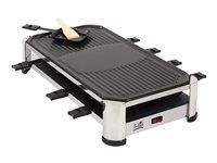 Raclette grill - FRITEL RG 2170, rustfrit stål/krom-sort, 1.500 W