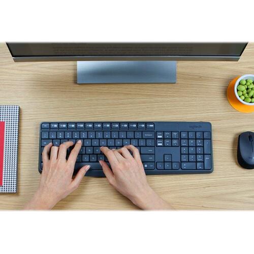 Trådløst tastatur og mus Logitech MK235 – Pan Nordic
