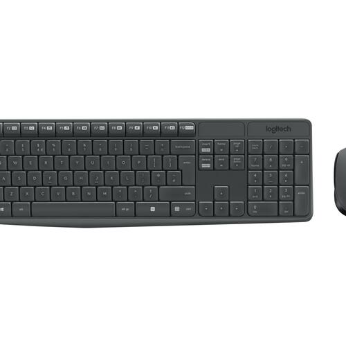 Trådløst tastatur og mus Logitech MK235 – Pan Nordic