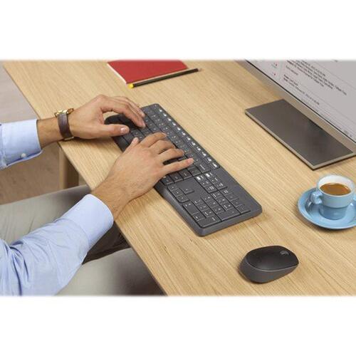 Trådløst tastatur og mus Logitech MK235 – Pan Nordic