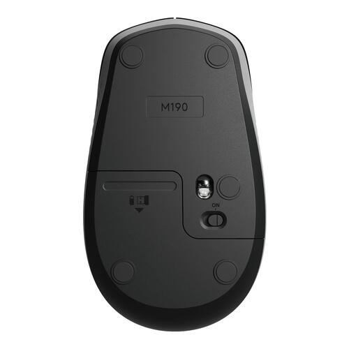 Trådløs mus Logitech M190 – optisk, mellemgrå
