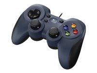 Gamepad til PC Logitech F310 – kablet, sort/blå
