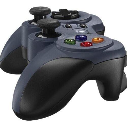 Gamepad til PC Logitech F310 – kablet, sort/blå