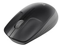 Trådløs mus Logitech M190 – optisk, grå