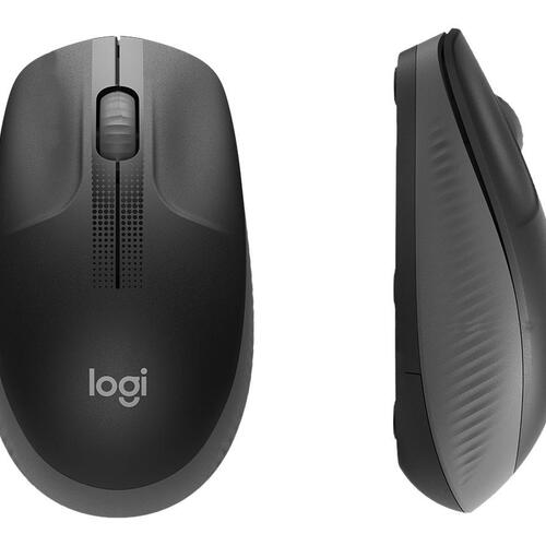 Trådløs mus Logitech M190 – optisk, grå