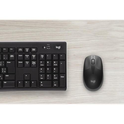 Trådløs mus Logitech M190 – optisk, grå