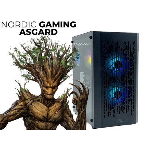 Stationær gaming PC Nordic Gaming Asgard Yggdrasil V4 – Ryzen 5, 16 GB, RTX 3050, 1 TB