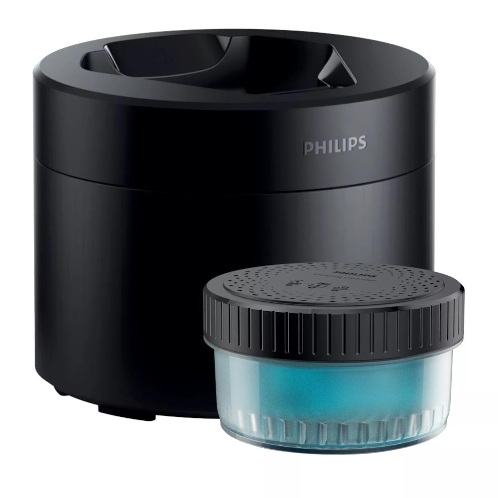 Barbermaskine rengøringsstation - Philips Quick Clean Pod QCP10/01 (sort)